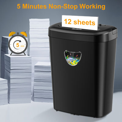 CE/EMC/ETL Sicherheit zugelassenes Schwerlastpapierschredder CD228P-12 mit 25L Behälter