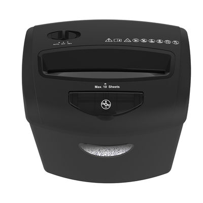 CD218P Kreuzschnitt Papier-Schredder-Maschine für das Home Office mit 21L Korb 10 Blätter A4 Schredder Cd-Karte