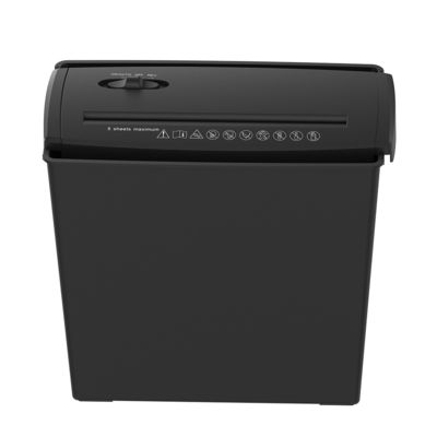 Mini-Größe S606B Behälter Kunststoff-Schredder Home Office 5 Blätter A4 Streifen geschnittenes Papier Schredder