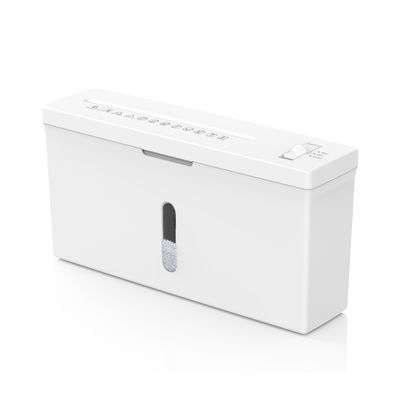 Portable Paper Shredder für Zuhause und Büro Verwendung Weiß Farbe mit 4L Basket Bin CS201C