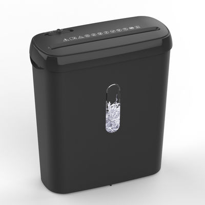 S616B 5 Blätter Strip Cut Paper Shredder Maschine mit 8L Mini Basket Bin für das Büro zu Hause