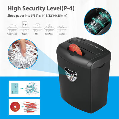 5.55 Gallonen CD 10 Blätter A4 Papier-Schredder-Maschine CD218P mit CE-Zertifikat und 21L Korb Bin