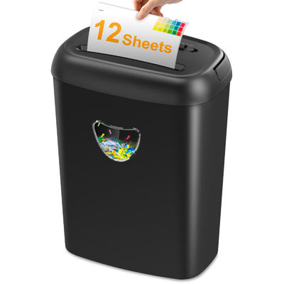 High Volume Cross Cut CD Kreditkarte 12 Blätter A4 Handelspapier Schredder mit 25L Behälter Kapazität CD228P