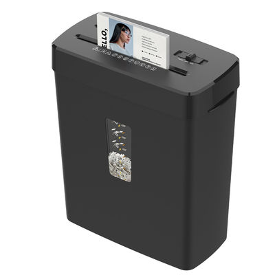 P4 Stufe 8 Blätter A4 Kreuzschnitt Papierschredder Maschine für Büro zu Hause 13L Behälter CD222P-8