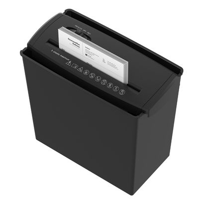 S606B elektronische Strip-Schnitt-Papier-Schredder für Zuhause und Büro mit 10L Müllkorb 6,8mm Schredder Größe