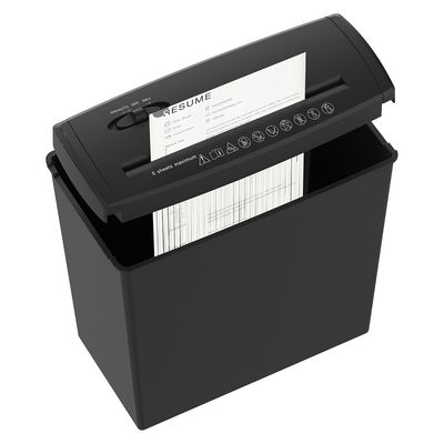 Heimbüro Mini-Streifen-Schnitt 5 Blätter Papier-Schredder mit 10L Bin S606B