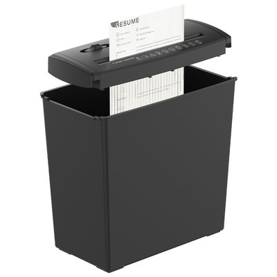 Schreibtisch 5 Blatt A4 Strip Cut Shredder Maschine 10Liter Kapazität S606B in China hergestellt
