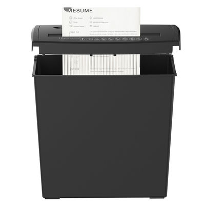 Strip Cut Paper Shredder Machine 72dB Geräuschpegel S606B für Zuhause mit 10L