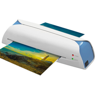 Weißblauer A4-Laminator für Fotodokumenten