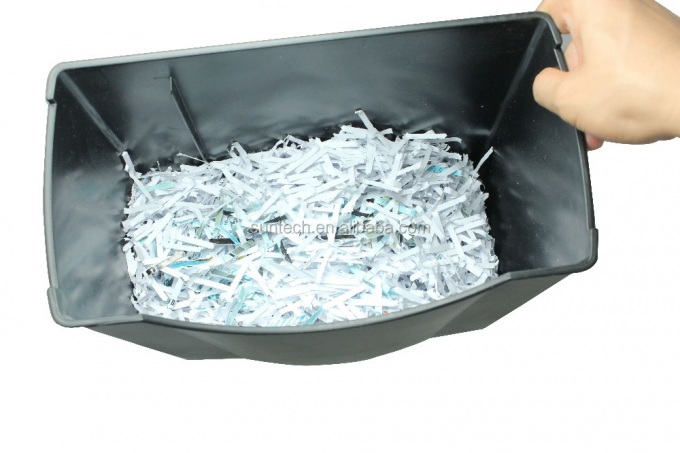 C506P 14L Korbbehälter Kreuzschnitt Kreditkartenpapier Schredder Maschine 5 Blatt Kapazität für Heim- und Büroanwendung 3