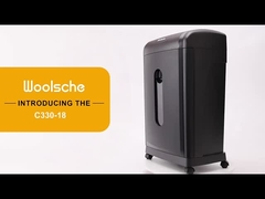 C330P-18 CE/EMC zertifizierte Schwerlastpapierschredder für Unternehmen mit 30L-Ausziehbehälter